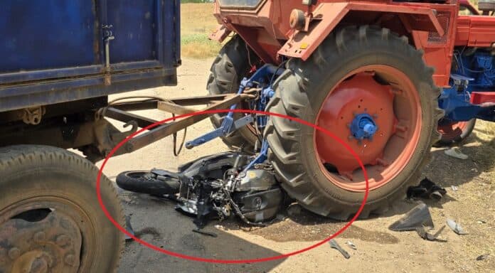 Coliziune fatală între un tractor și motocicleta unui tânăr de 17 ani pe DJ 642A, Vlădila – Detalii și imagini.