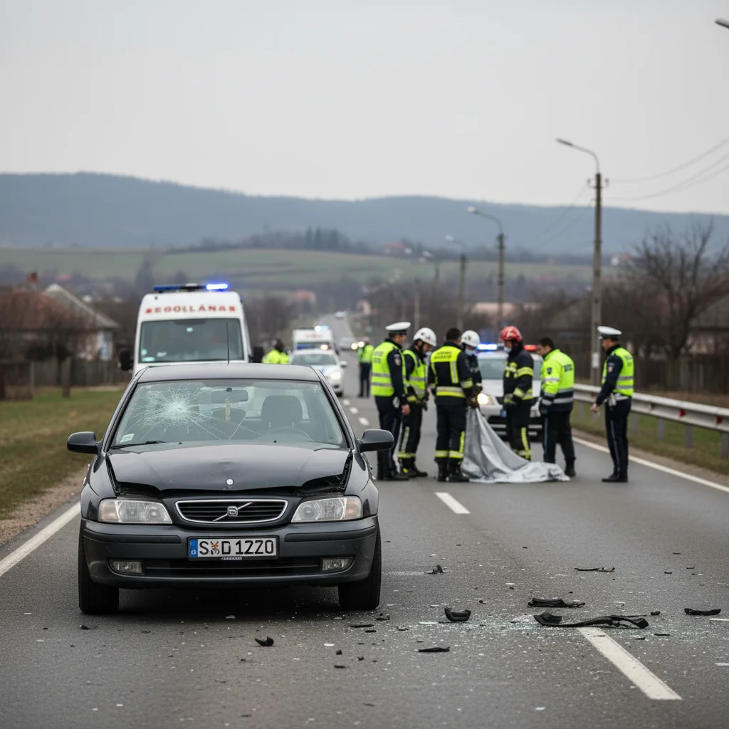 Accident mortal în Olt: pieton de 65 de ani lovit de mașină