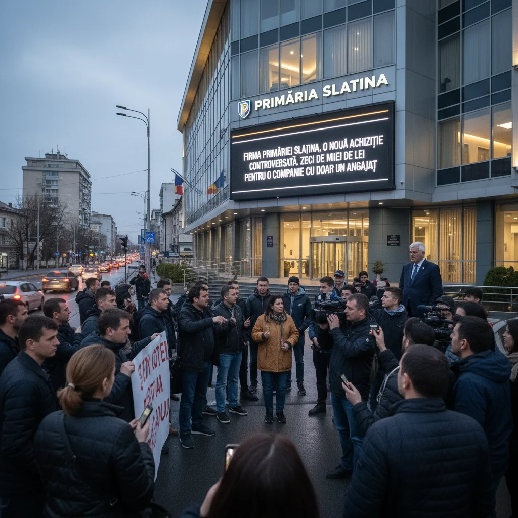 Achiziție controversată a Primăriei Slatina de zeci de mii lei