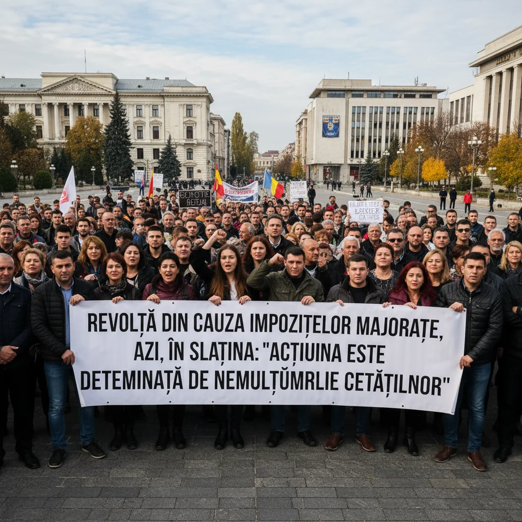 Acțiunea este provocată de nemulțumirea oamenilor