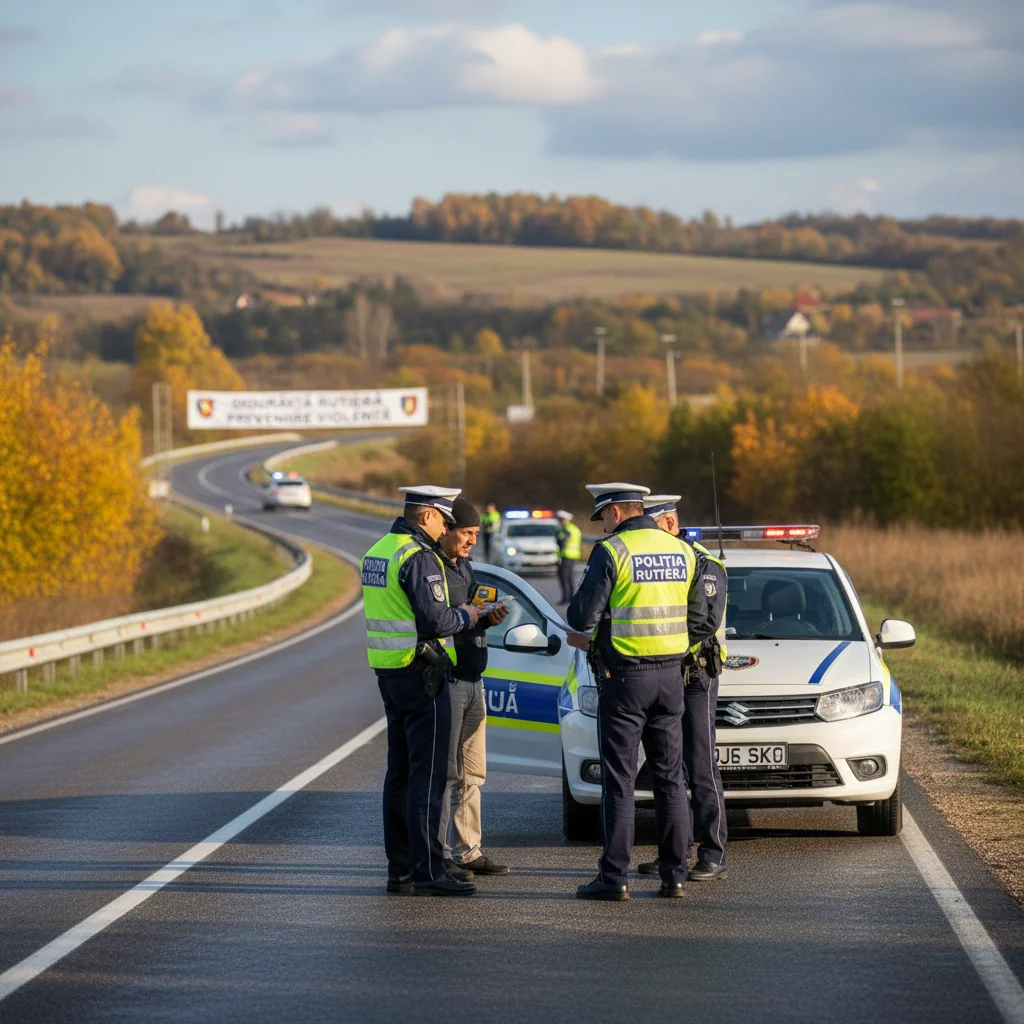 Acțiuni intensificate ale polițiștilor din Olt pentru siguranță rutieră și ordine publică la Slatina