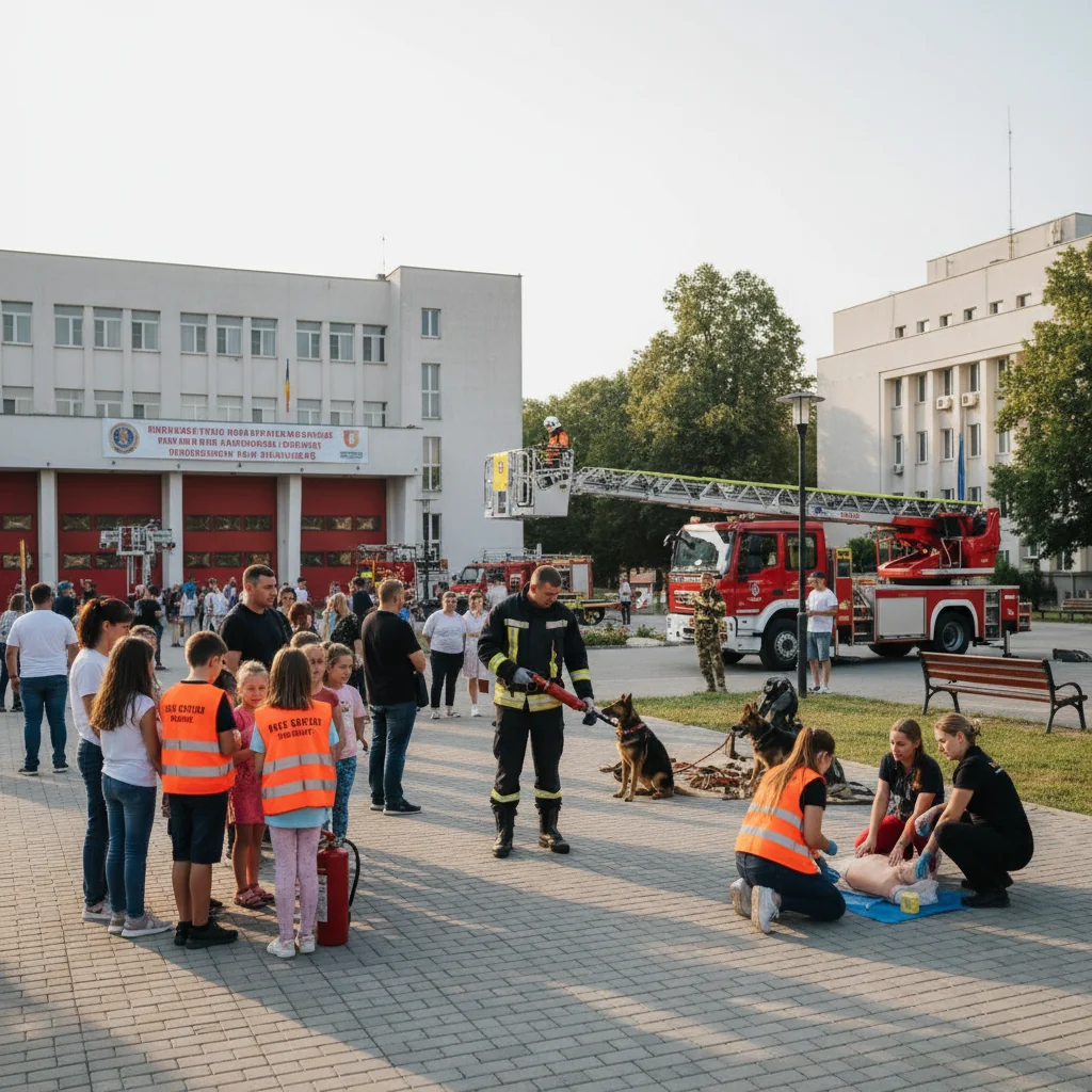 Activități dedicate Zilei Protecției Civile la Slatina: Zilele Porților Deschise la ISU Olt