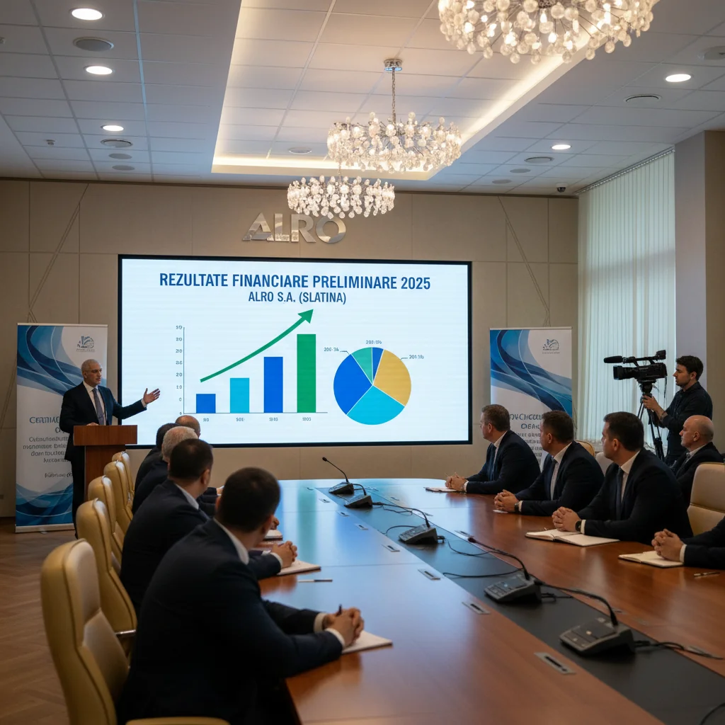 ALRO S.A. din Slatina anunță rezultate financiare preliminare pentru 2025
