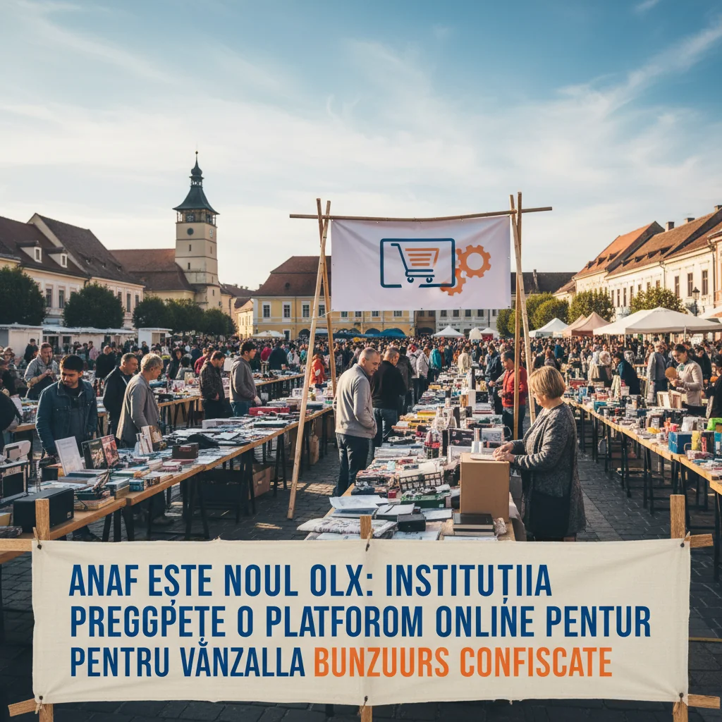 ANAF lansează o platformă online pentru vânzarea bunurilor confiscate, asemănătoare OLX