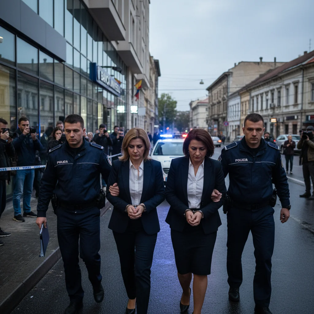 Angajate ale unei bănci din Olt, acuzate că au luat ilegal credite pe numele unor bătrâni și au fost reținute VIDEO