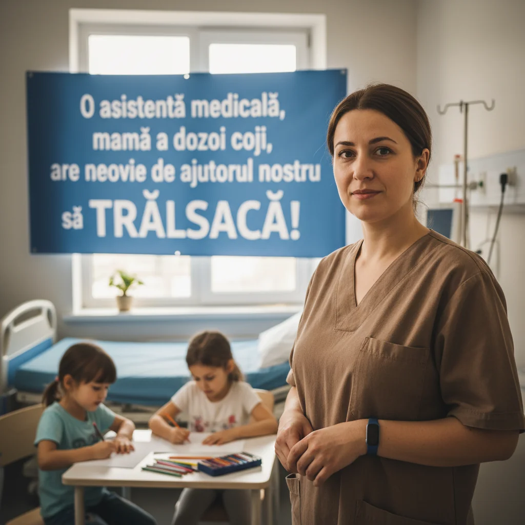 Asistentă medicală și mamă a doi copii, luptă pentru viață – are nevoie urgentă de ajutorul nostru!