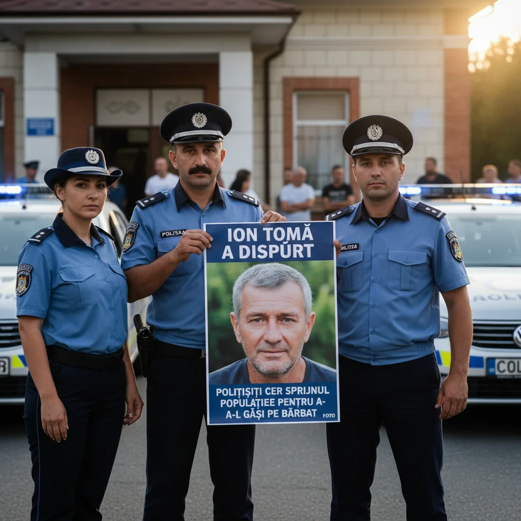 autoritățile solicită ajutorul cetățenilor pentru găsirea lui Ion Toma / FOTO