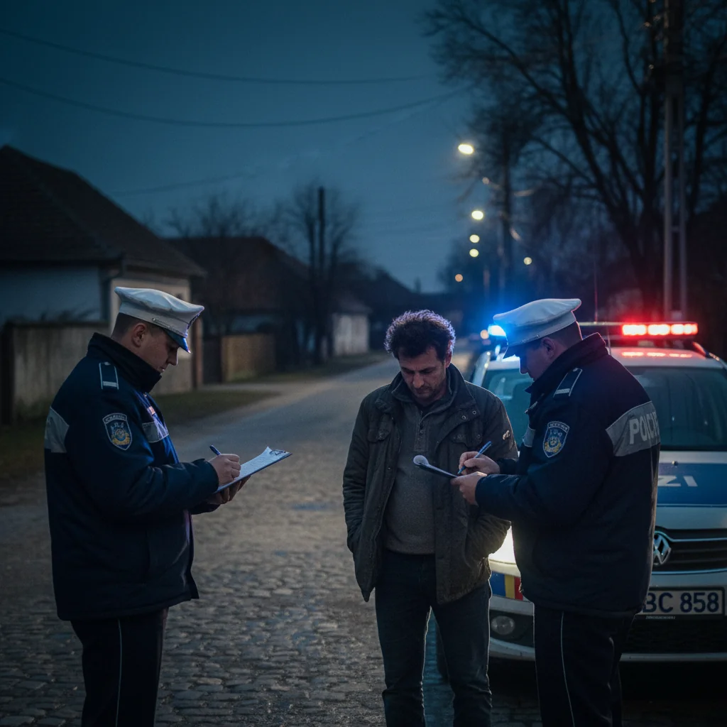Bărbat amendat după un scandal nocturn în județul Olt. Intervenție a poliției anunțată de la Slatina