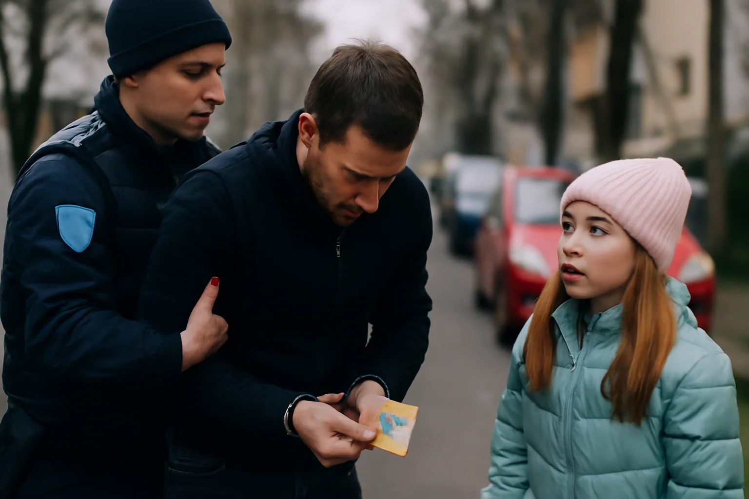 Bărbat arestat după ce a smuls 50 de lei din mâna unei fetițe pe stradă – Imagini VIDEO