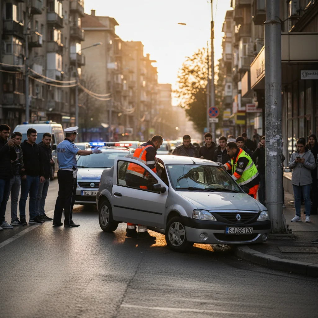 Bărbat din Slatina, transportat de urgență la spital după incident