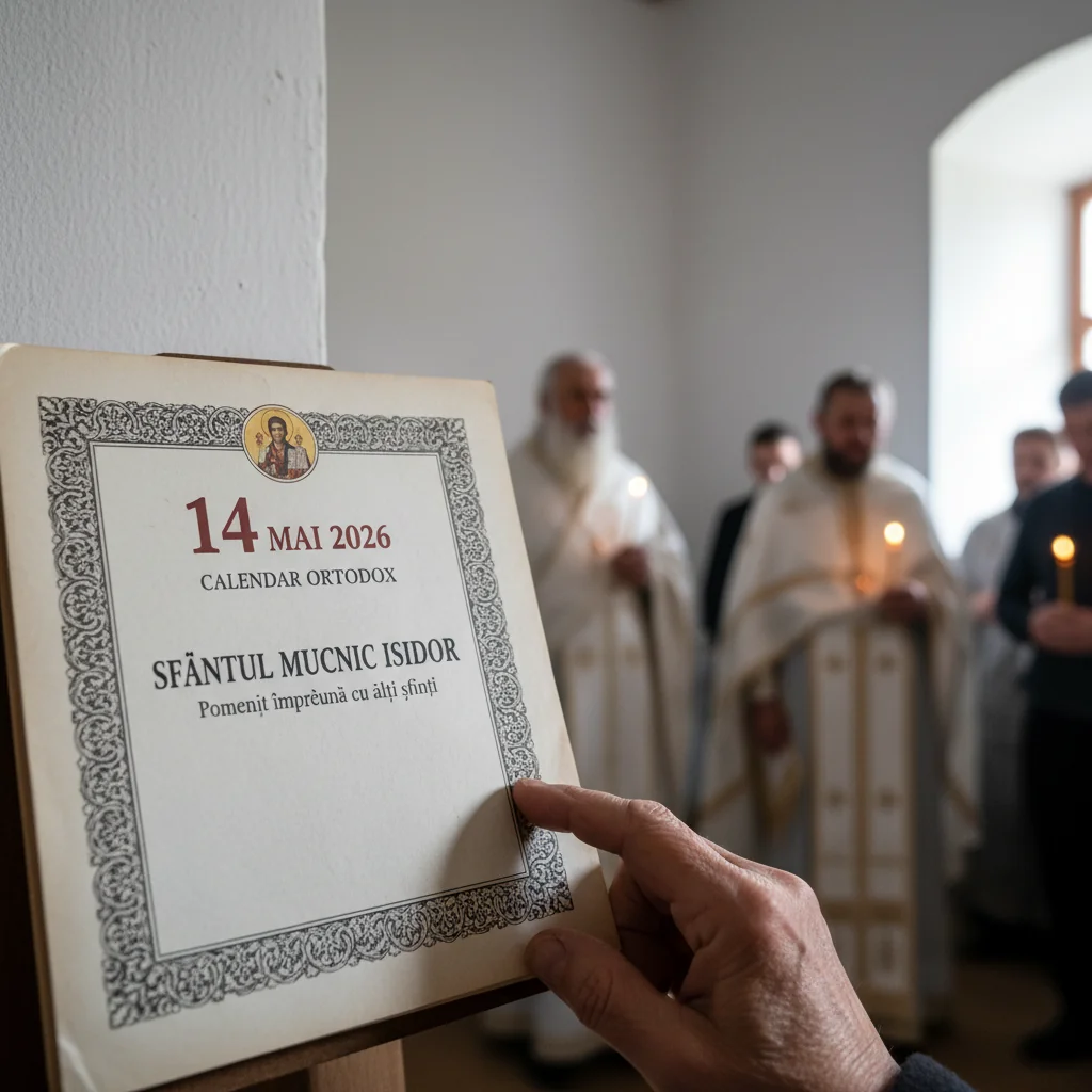 Calendar ortodox: 14 mai 2026, Sfântul Mucenic Isidor și alții