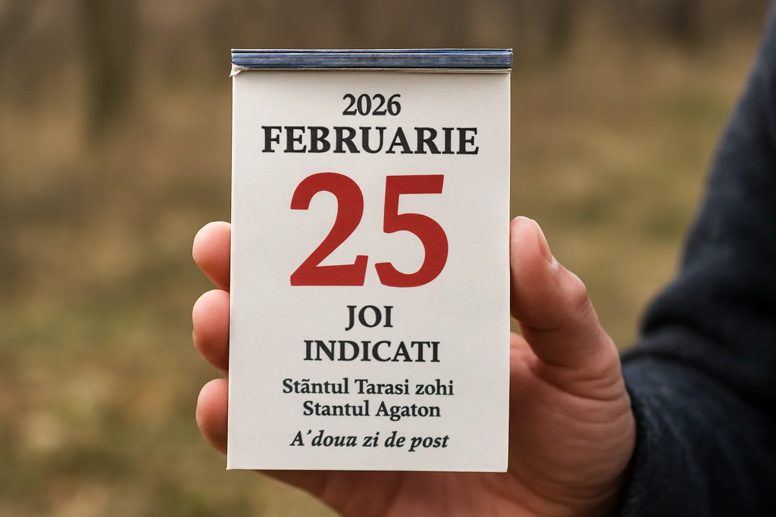 Calendar ortodox – 2026-02-25