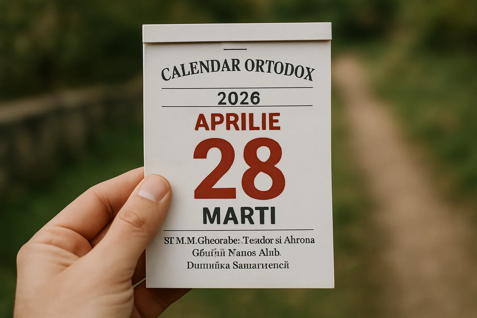 Calendar ortodox – 2026-04-28