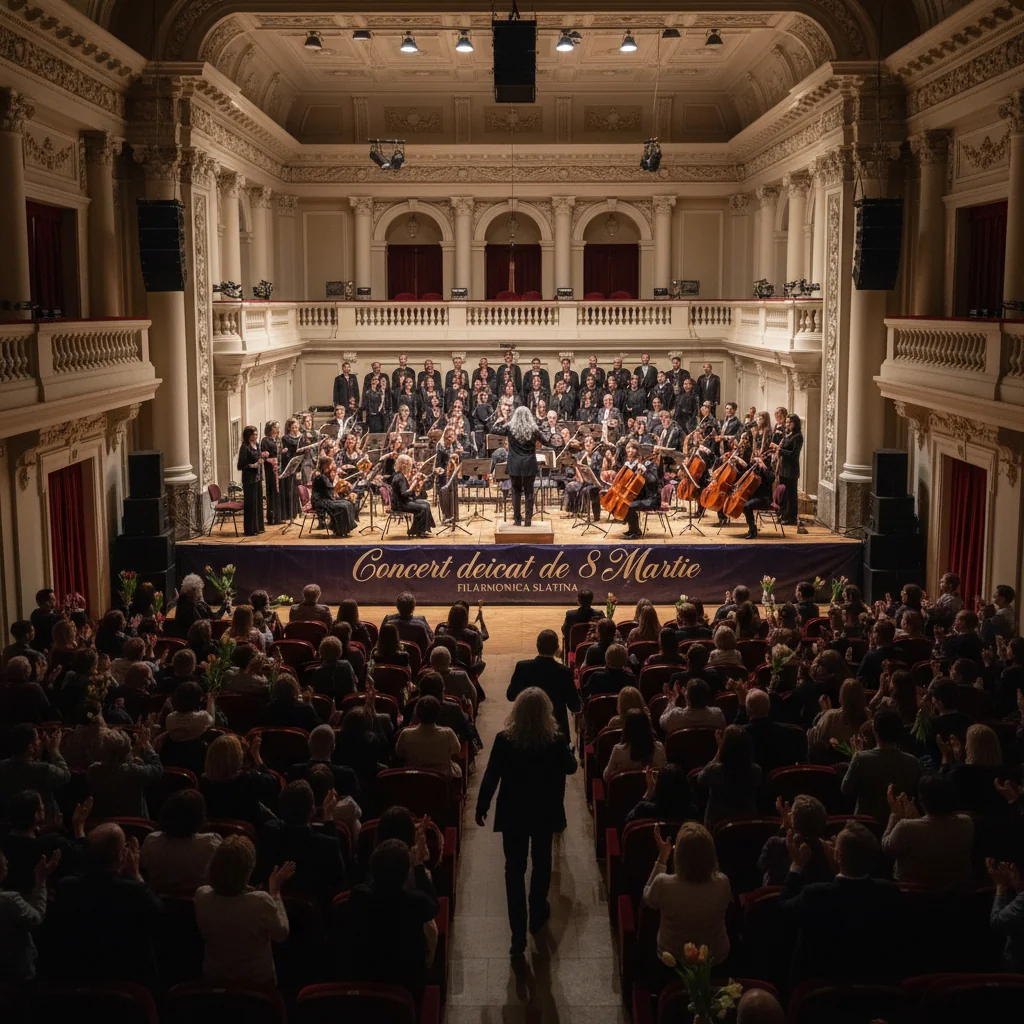 Concert festiv la Filarmonica Slatina înainte de Ziua Internațională a Femeii