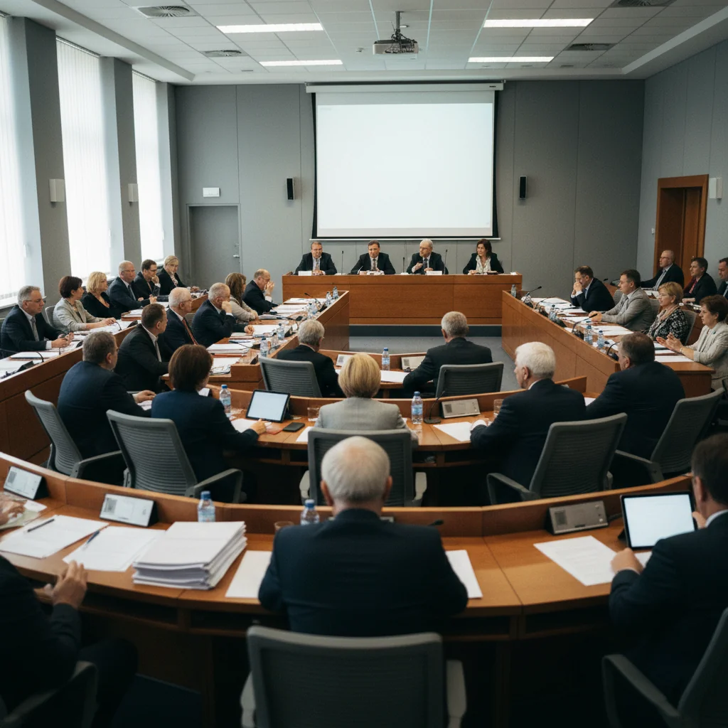 Consiliul Județean Olt discută drumuri, spitale și asistență socială