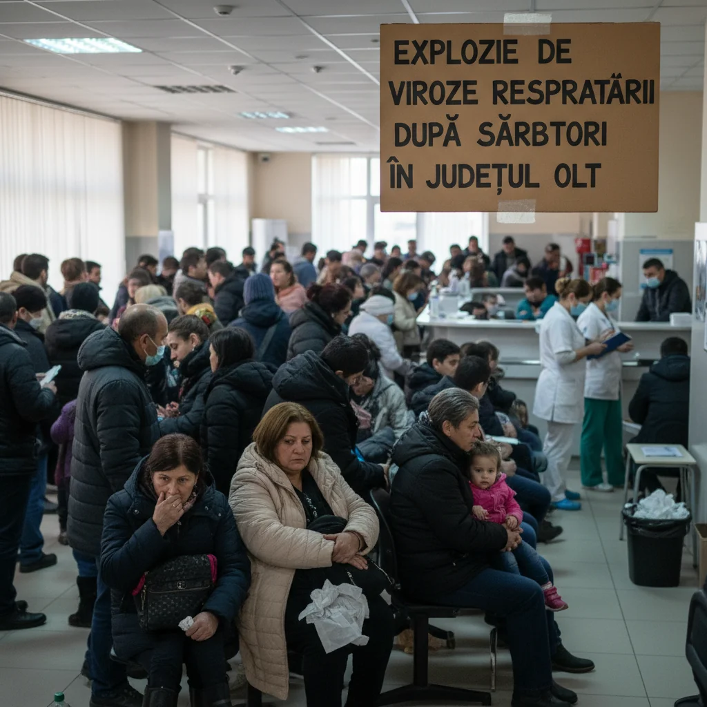 Creștere accentuată a virozelor respiratorii după sărbători în Slatina și județul Olt