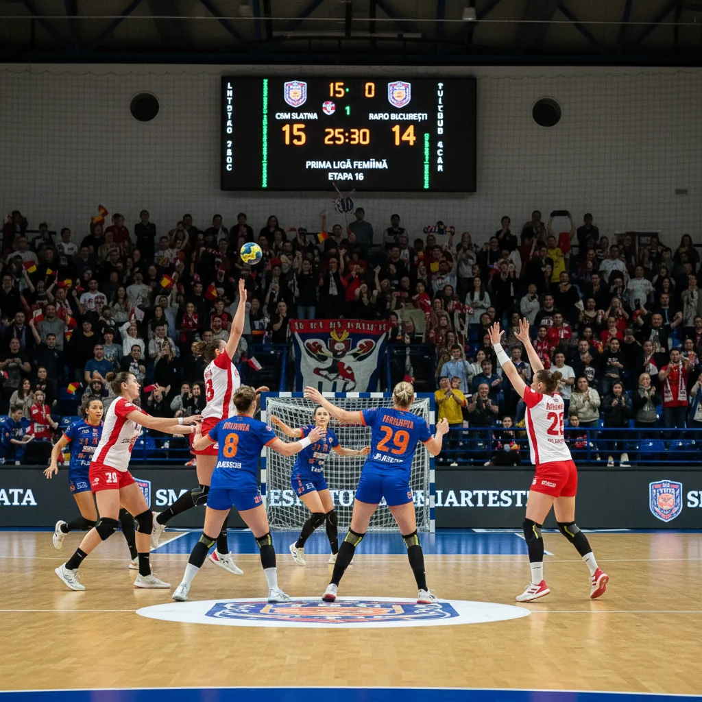 CSM Slatina deschide anul la handbal cu un duel pe teren propriu contra Rapid București