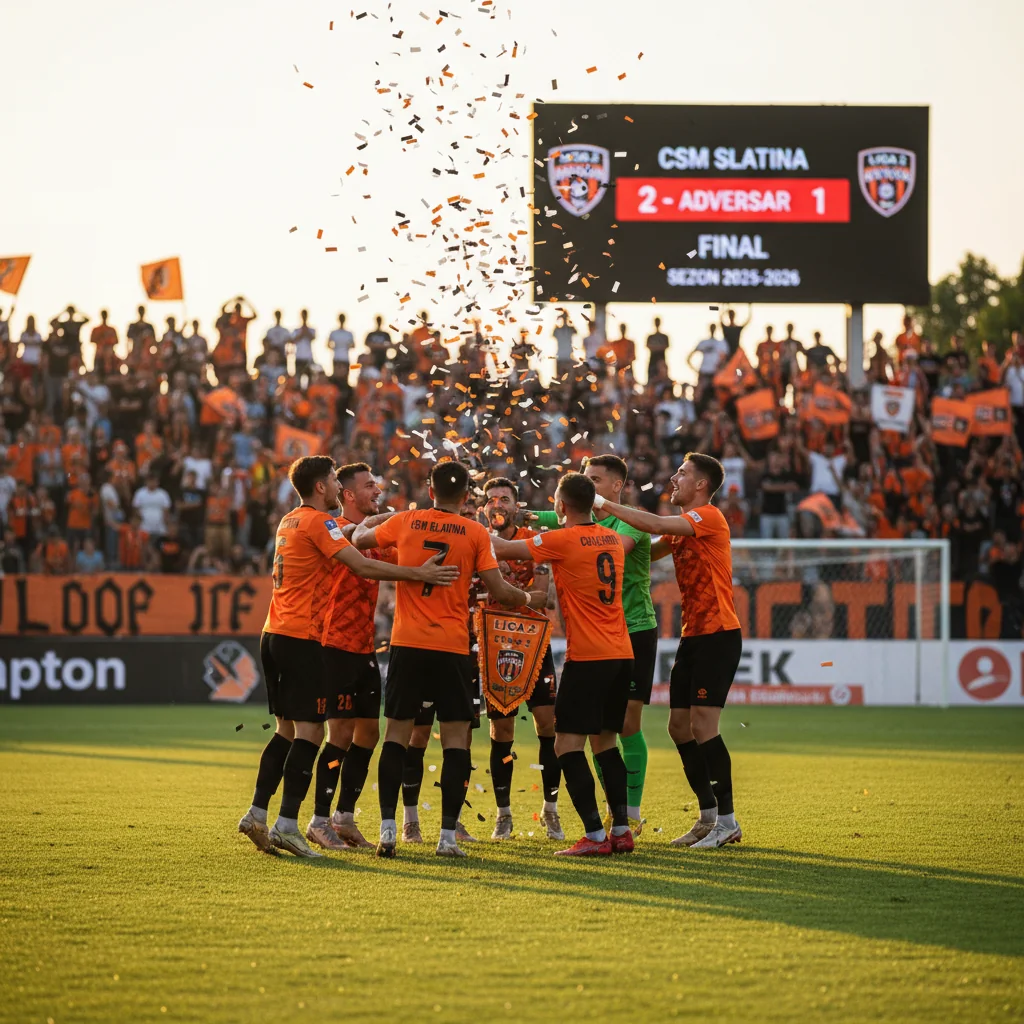 CSM Slatina începe cu dreptul: succes în deplasare la Voluntari, în Liga 2