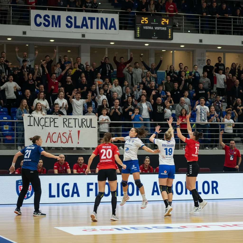 CSM Slatina își începe returul din Liga Florilor cu două meciuri la Slatina