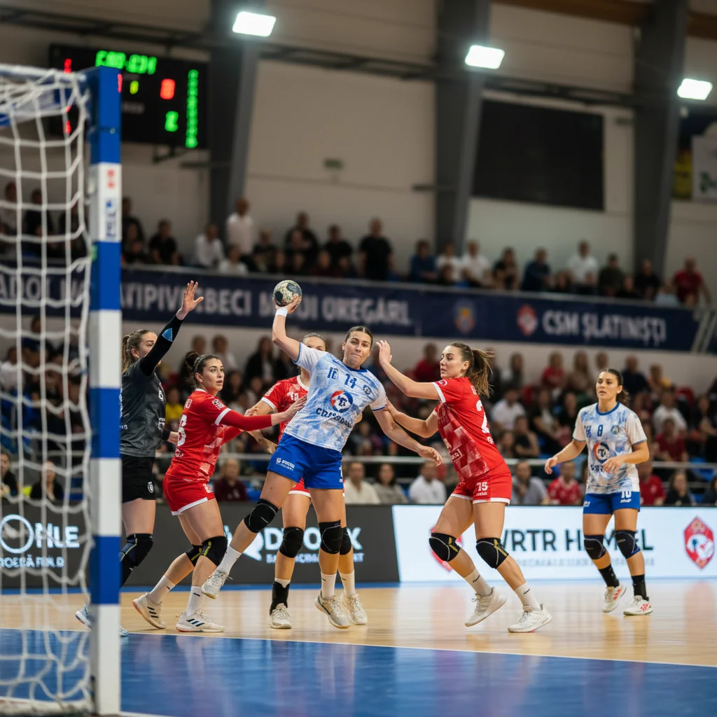 CSM Slatina – Rapid București, duel de handbal programat la Sala LPS din Slatina