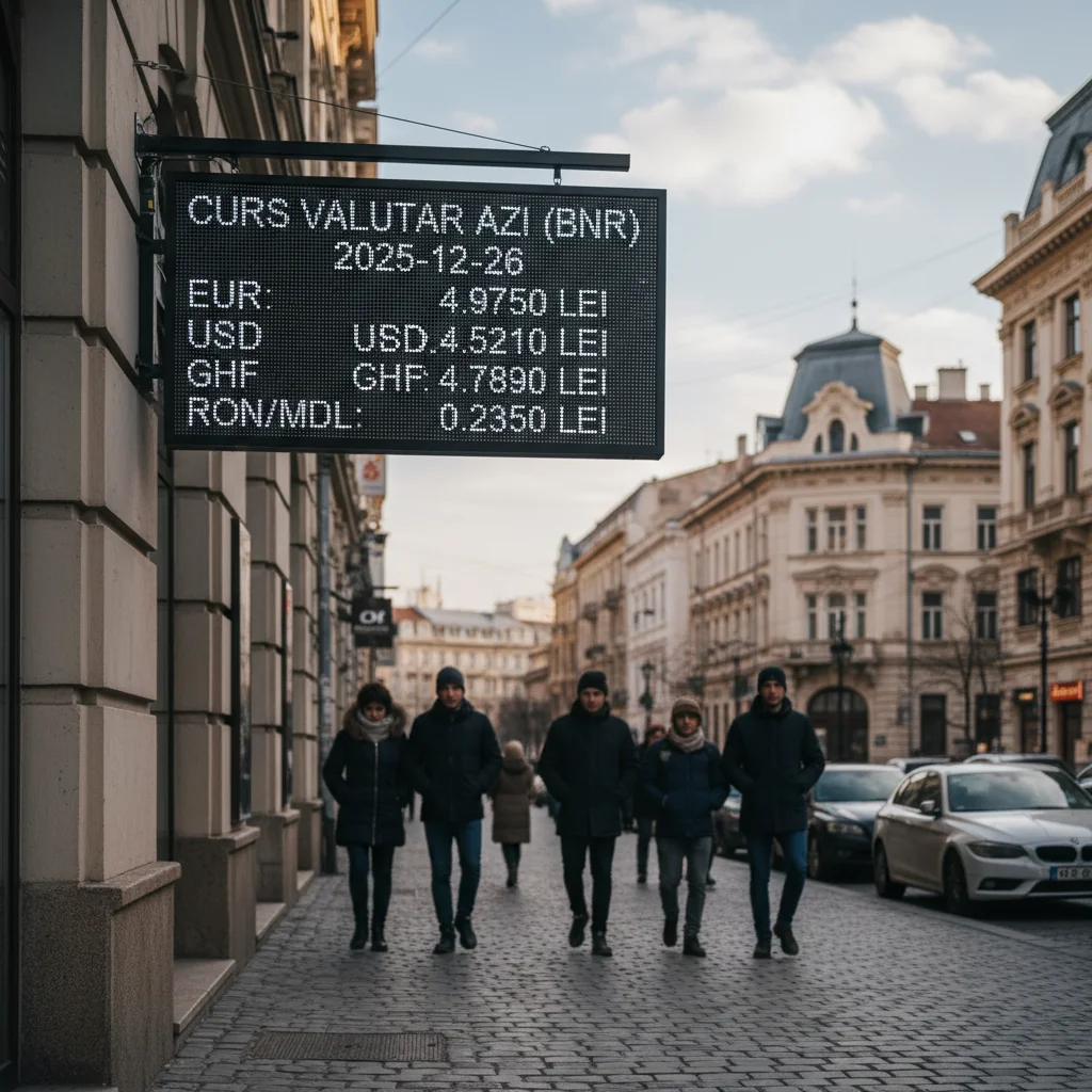 Curs valutar azi (BNR) – 2025-12-26