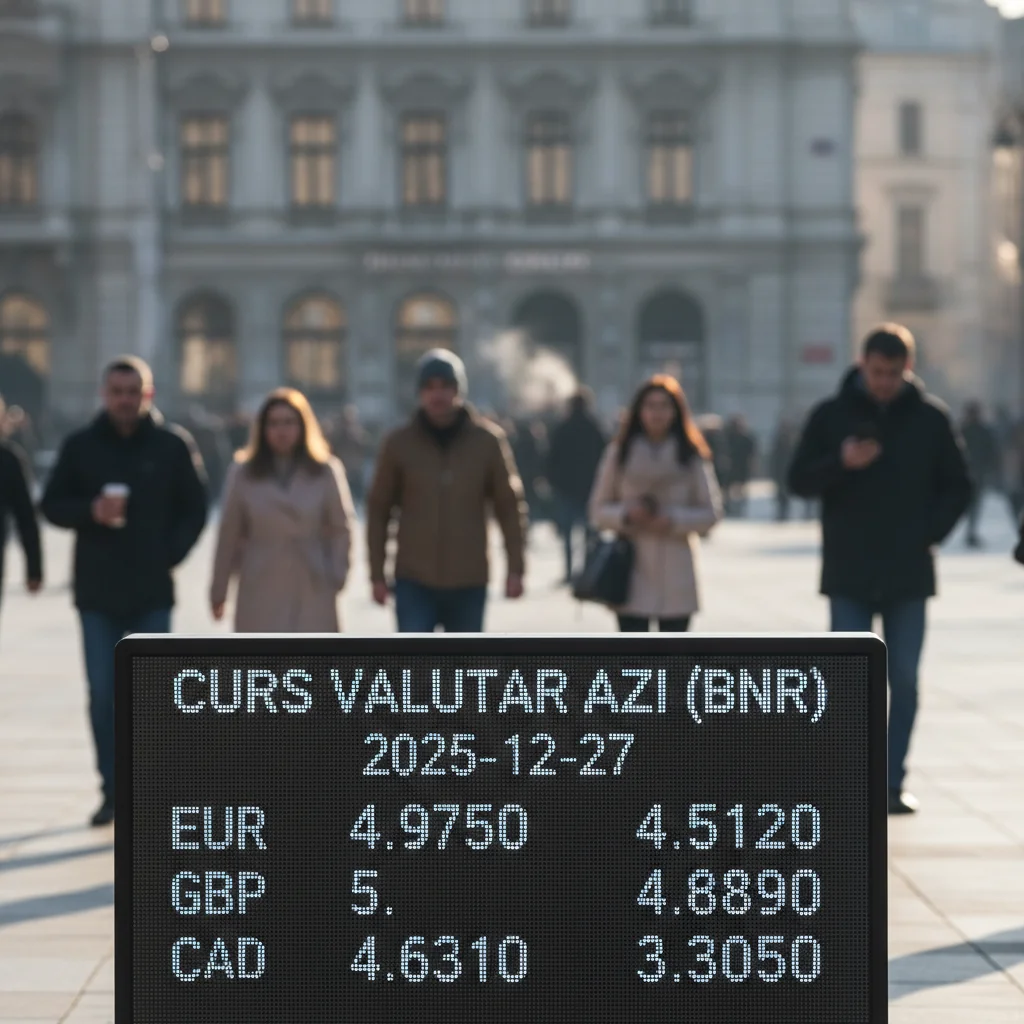 Curs valutar azi (BNR) – 2025-12-27