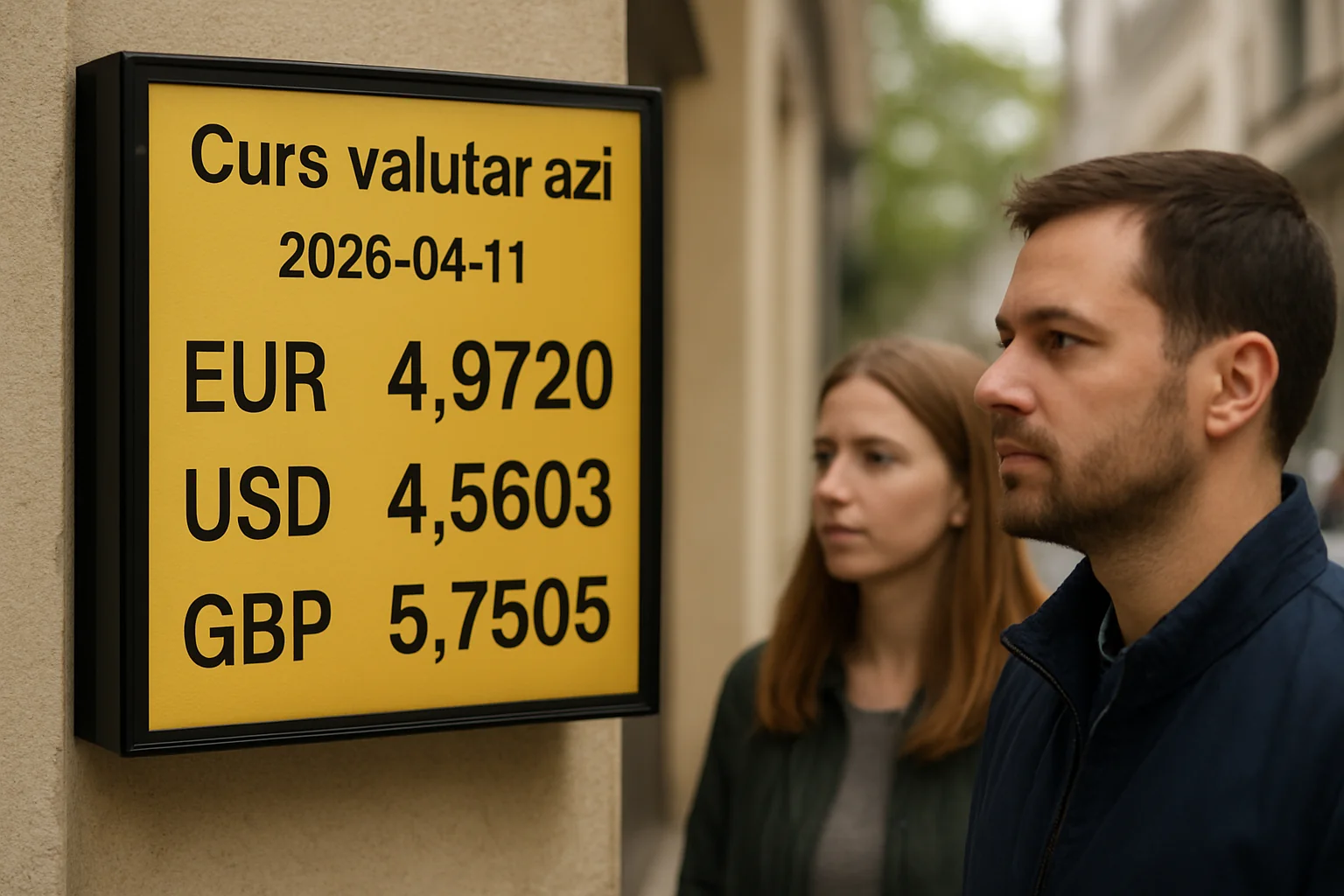 Curs valutar azi (BNR) – 2026-04-11