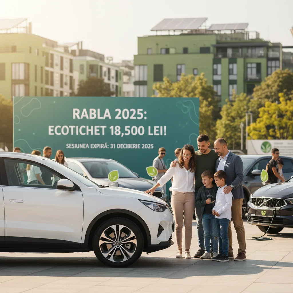 Ecotichet de 18.500 lei pentru mașini electrice, valabil până pe 31 decembrie 2025