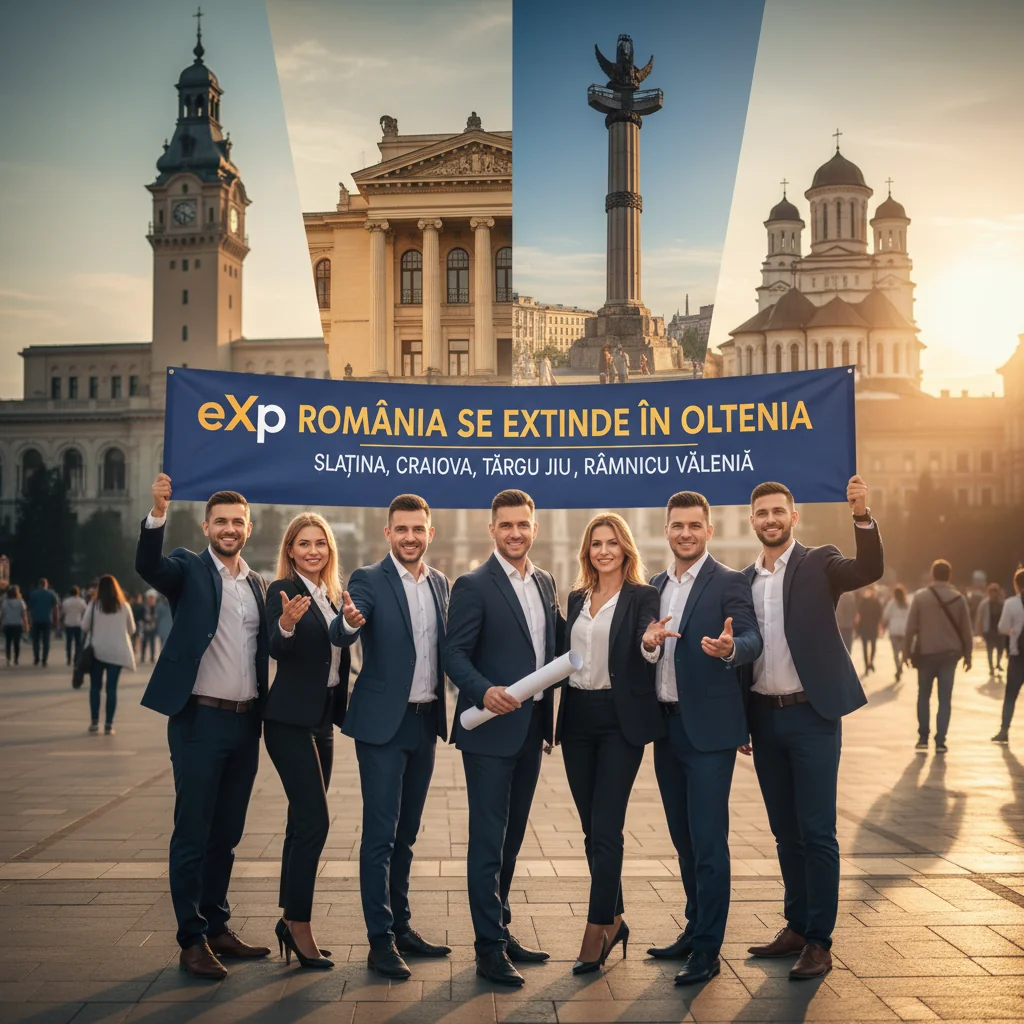 eXp România își extinde prezența în Oltenia cu 4 orașe