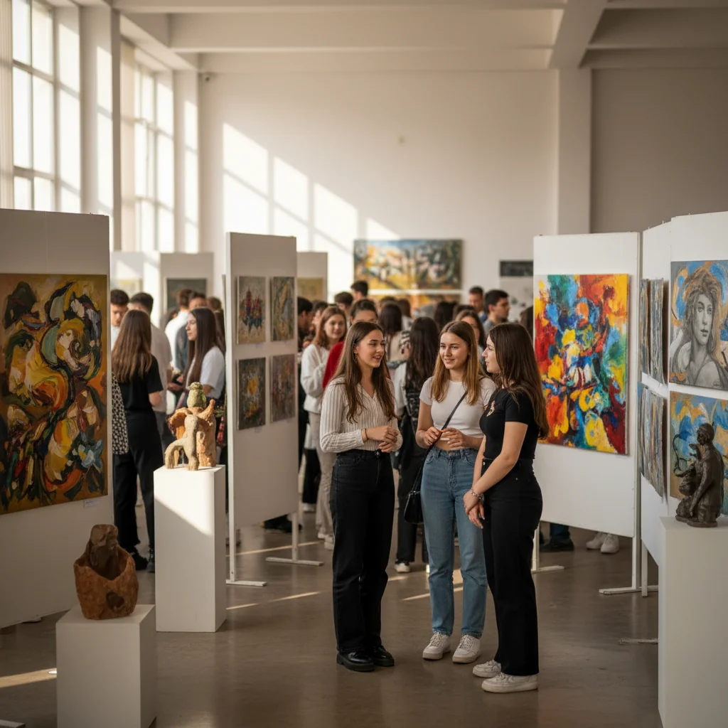 Expoziție captivantă a elevilor de la Liceul Nicolae Titulescu Slatina
