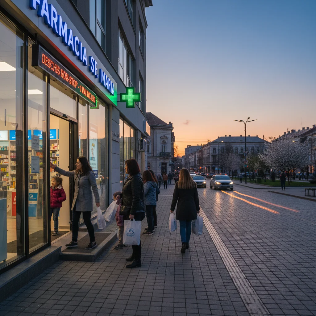 Farmacii deschise de 1 Mai la Slatina pentru urgențe nocturne