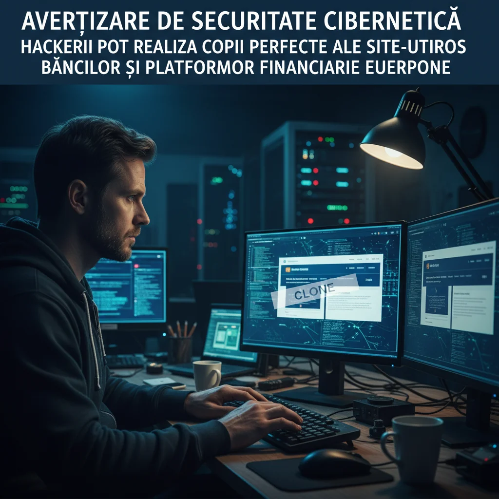Hackerii pot crea clone identice ale site-urilor băncilor și platformelor financiare europene
