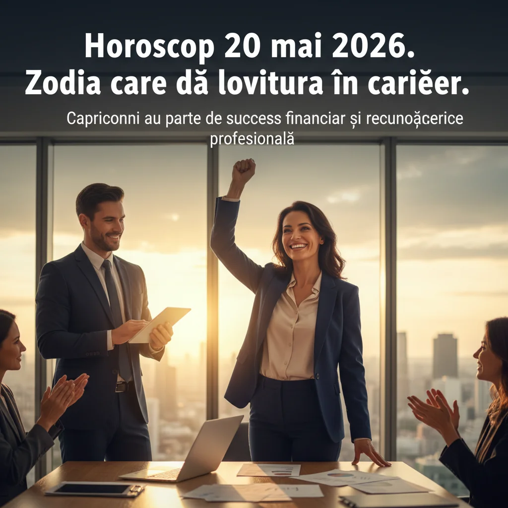 Horoscop 20 mai 2026: Zodia cu cea mai bună carieră