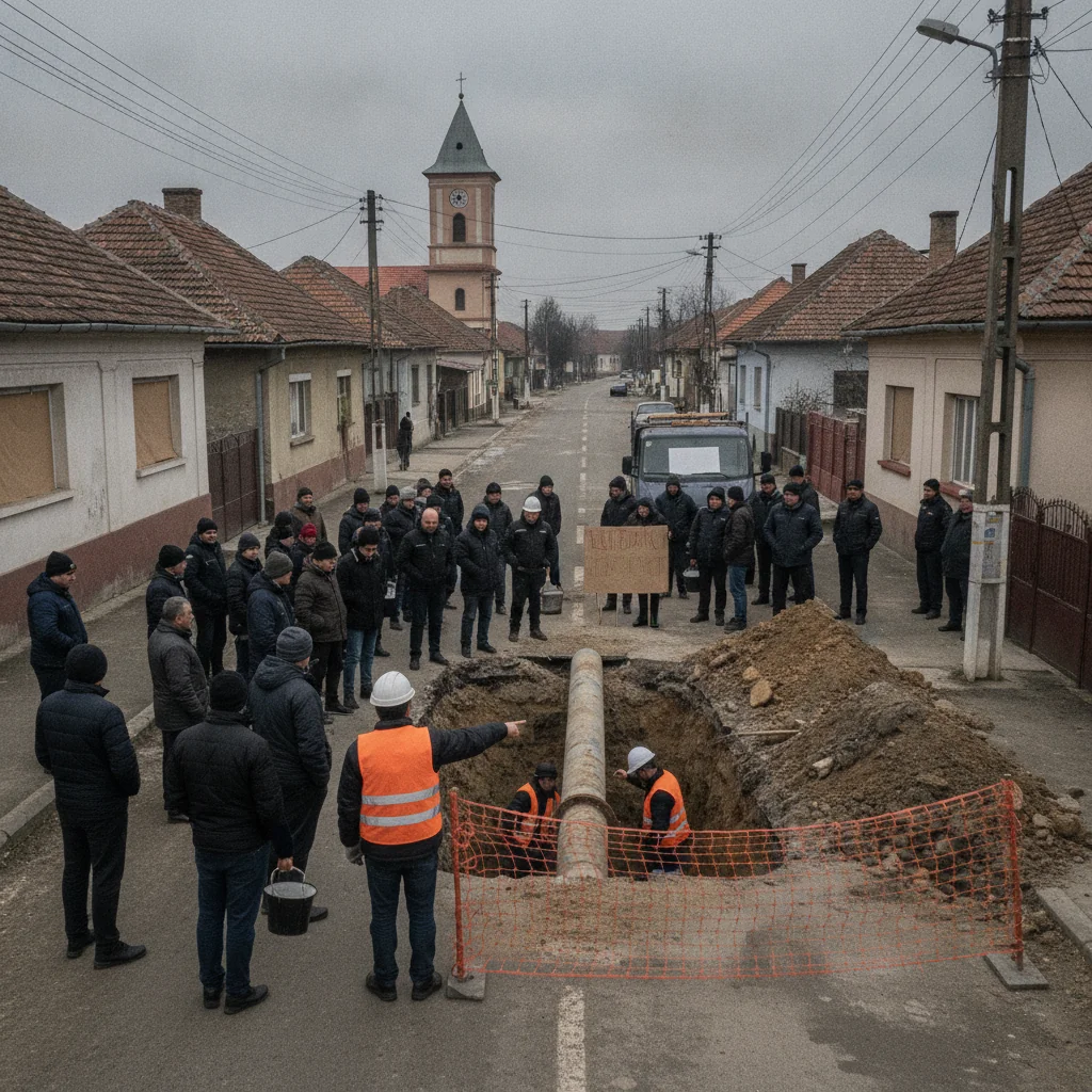 Întrerupere gaze în Scornicești și sate, peste 24h