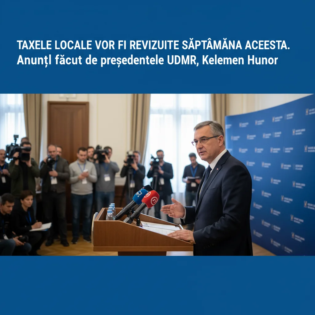Kelemen Hunor anunță pentru această săptămână modificarea taxelor locale
