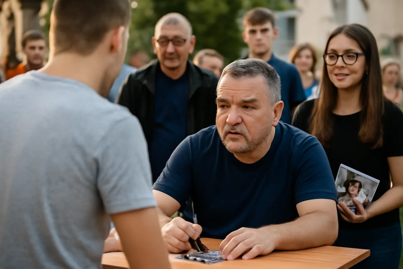 Leonard Doroftei aduce autografe și poze pentru fani la Slatina
