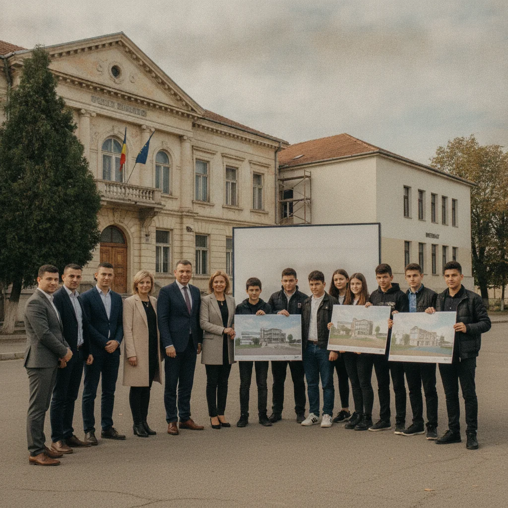 Liceul Ioniță Asan și internatul, modernizate cu fonduri UE