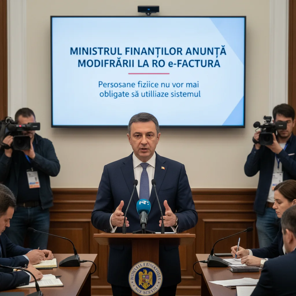 Modificări importante la RO e-Factura: persoane fizice exonerate