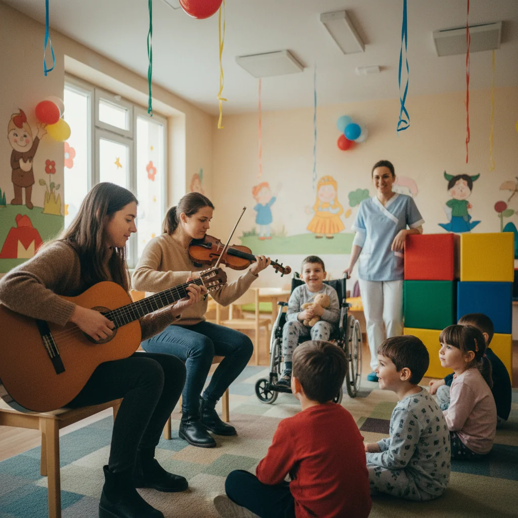 Muzica pentru copii internați: recitaluri de Ziua Copilului