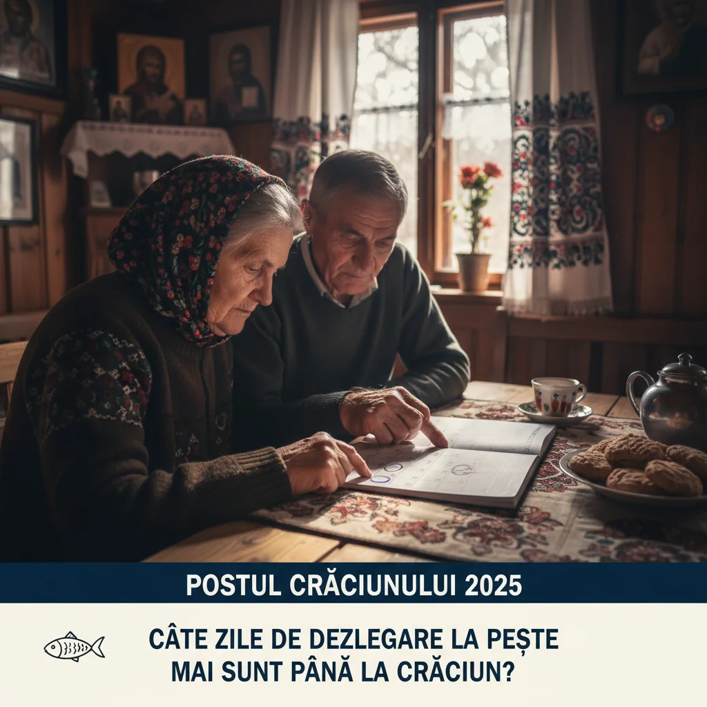 Numărul zilelor cu dezlegare la pește până de Crăciun