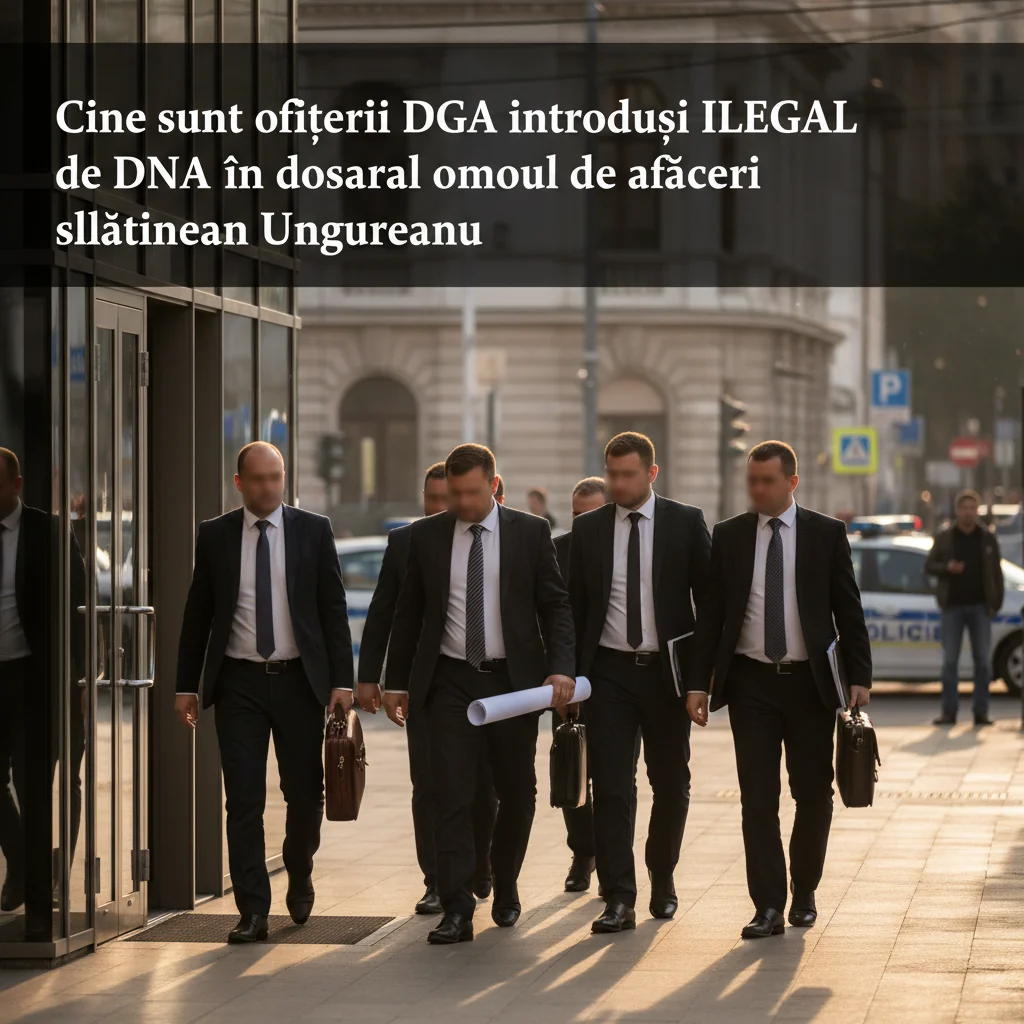 Ofițerii DGA incluși ilegal de DNA în dosarul afaceristului slătinean Mircea Ungureanu