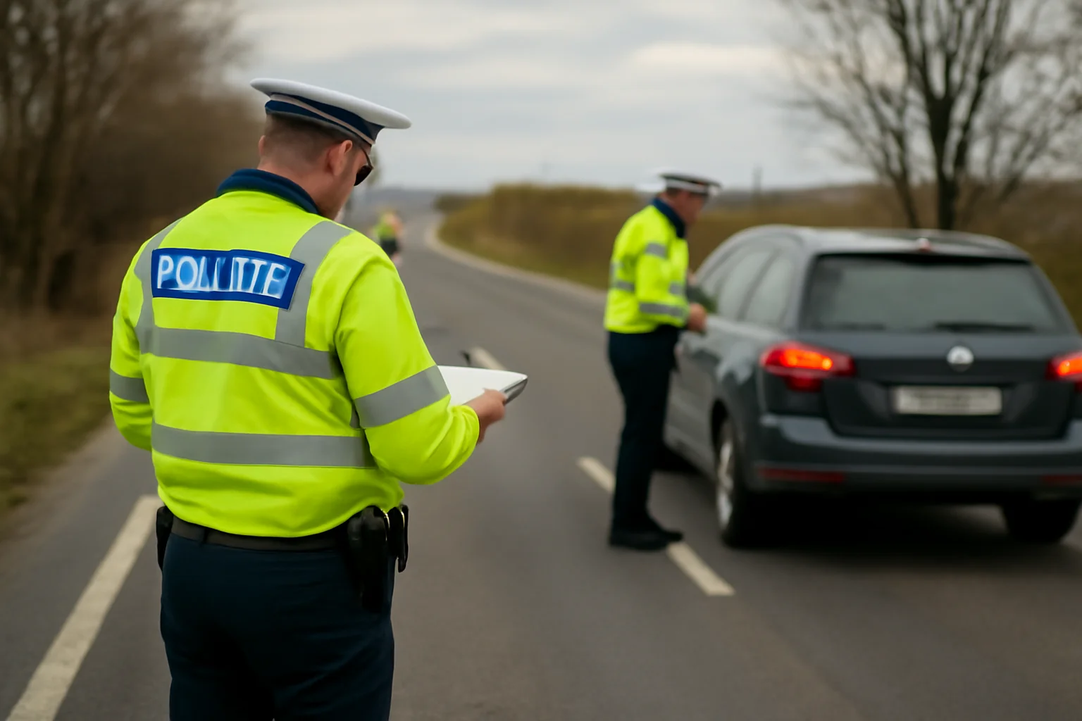 Permise reținute și zeci de sancțiuni pe DN 6, în urma unei acțiuni preventive în județul Olt, anunțată la Slatina