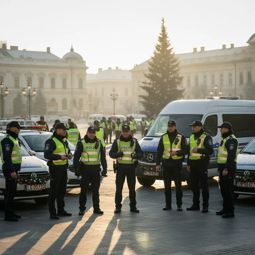 Peste 150 de polițiști în misiune în minivacanța de Crăciun la Slatina și în județul Olt