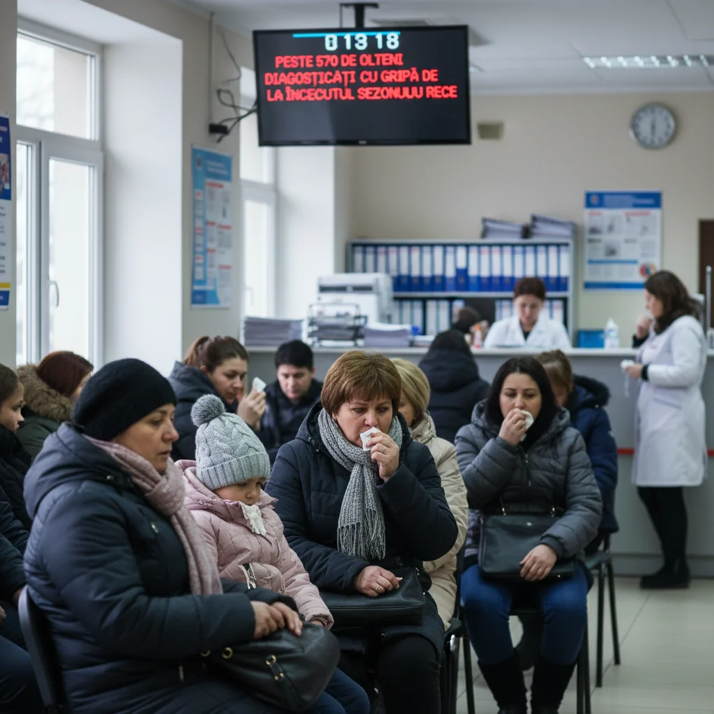 Peste 570 de cazuri de gripă confirmate în județul Olt. Situația raportată la Slatina