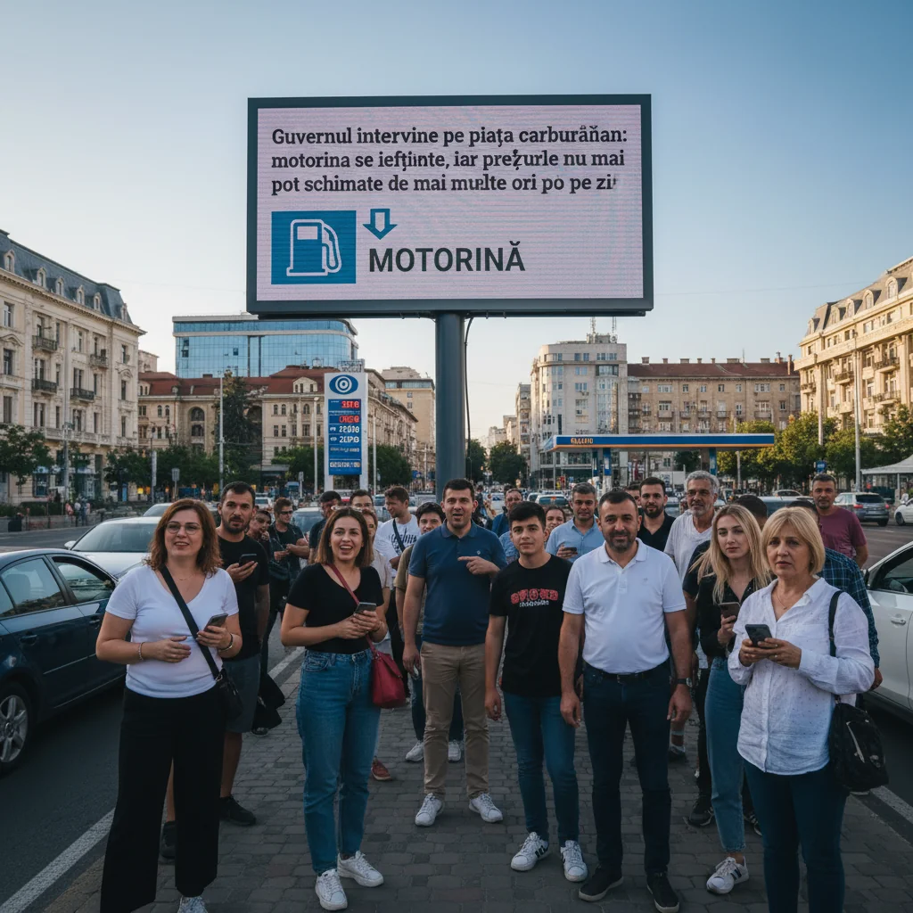 Piața carburanților: Guvernul stabilește prețuri fixe pentru motorină