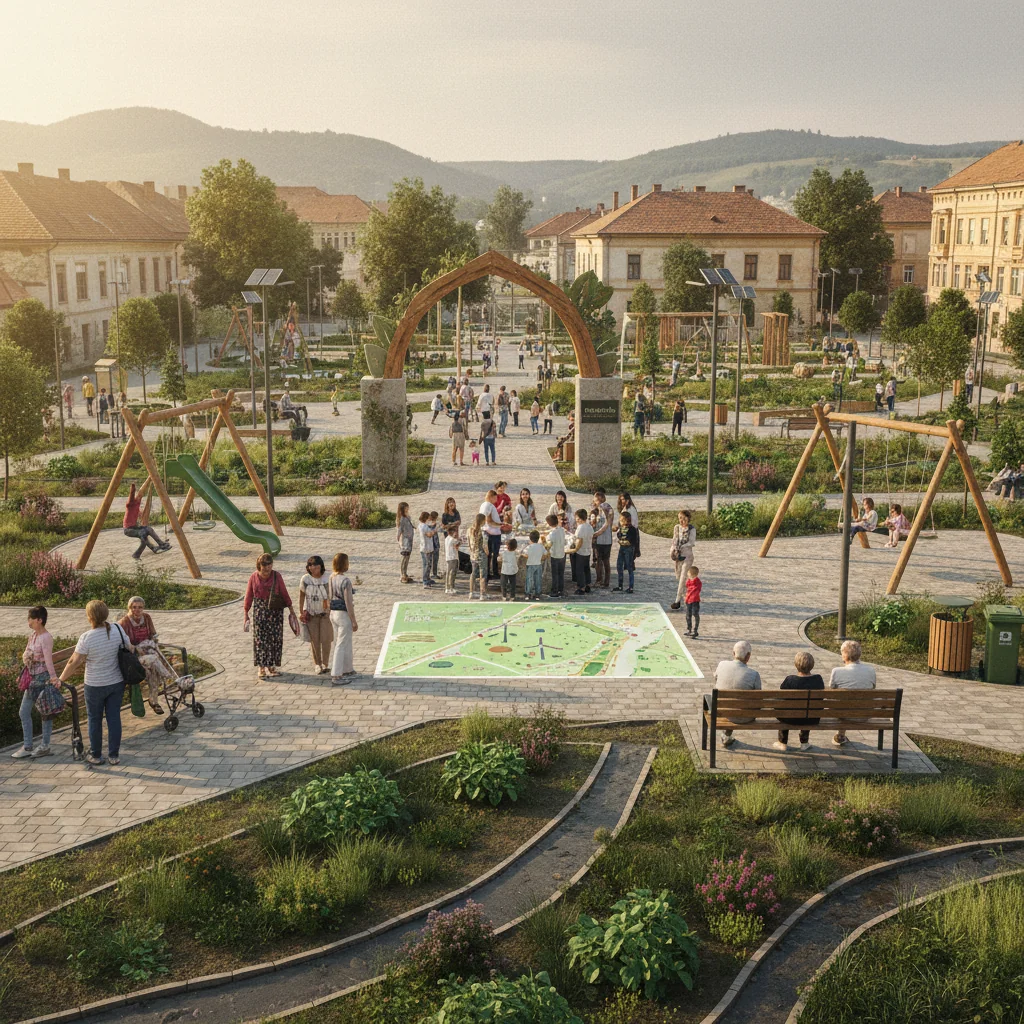 Piatra-Olt transformă spațiile urbane cu proiecte eco de 1,3 milioane euro