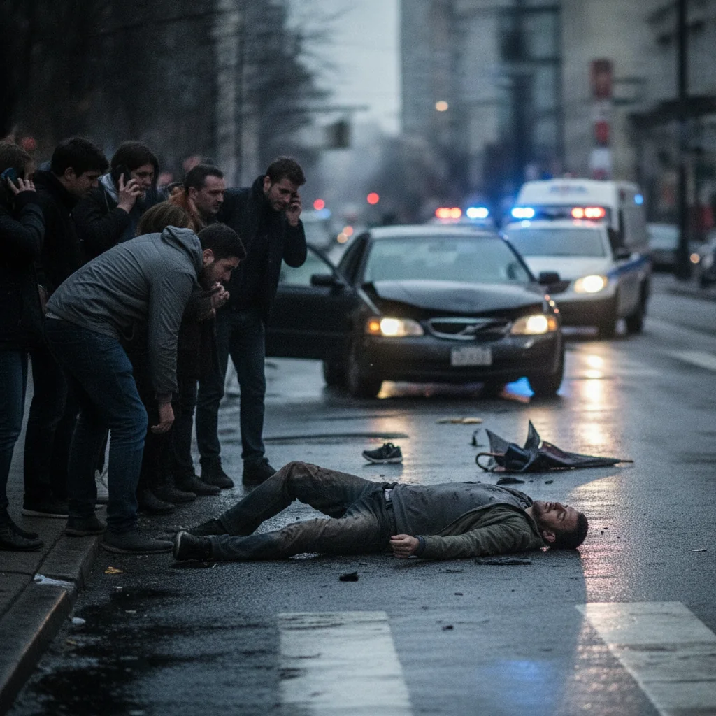 Pieton de 47 de ani, rănit grav după ce a traversat neregulamentar în Pitești