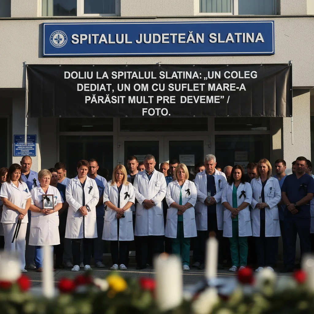 Plecarea prematură a unui coleg iubit și cu inima mare / FOTO