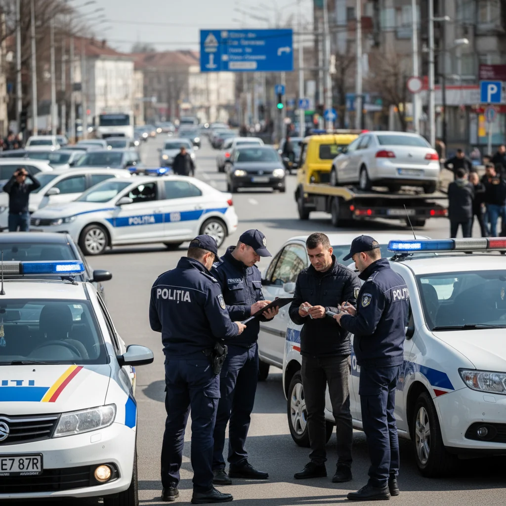 Polițiștii din Olt au răspuns la peste 120 de apeluri în weekend – sute de amenzi și zeci de permise suspendate