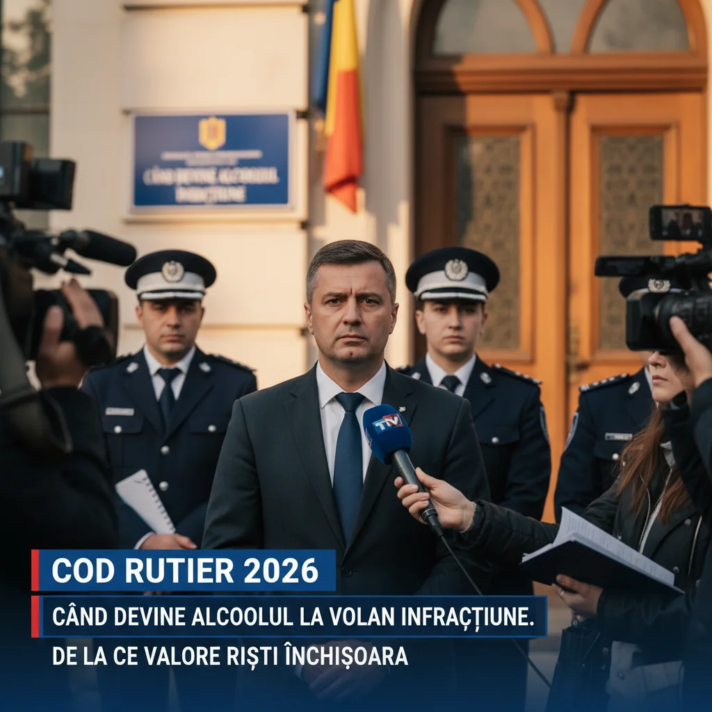 pragul de alcoolemie la volan de la care fapta devine infracțiune și poți ajunge la închisoare